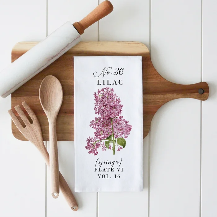 Lilac Tea Towel