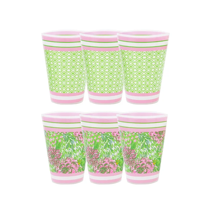 LIME FEELING GOOD POOL CUPS