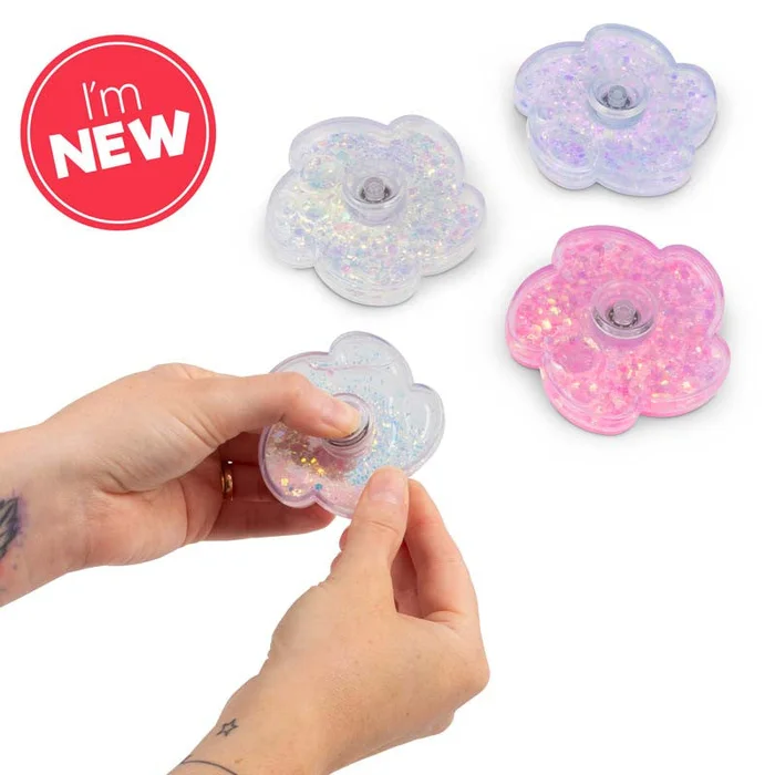 LIQUID GLITTER FIDGET SPINNER