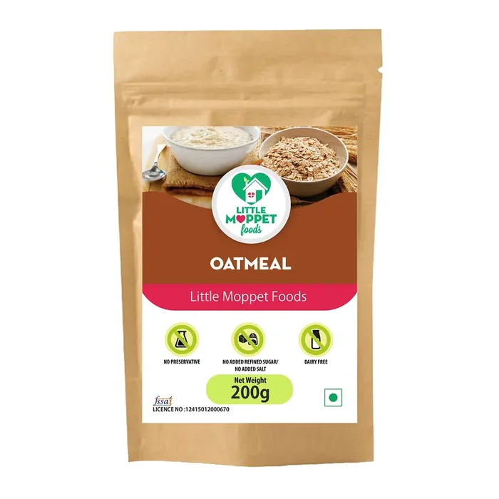 Little Moppet Foods Oatmeal- 200g