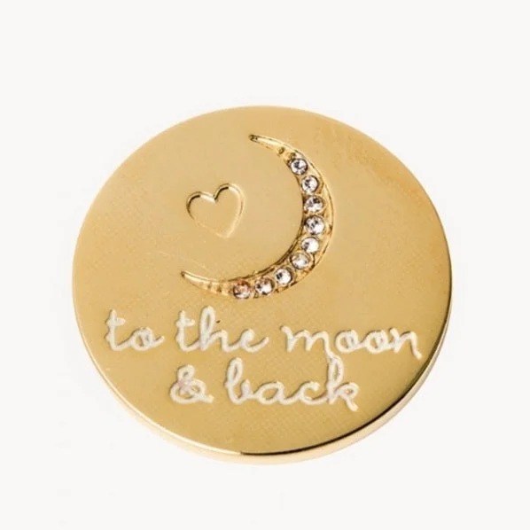 LOCKET NOTE GEM TO THE MOON AND BACK
