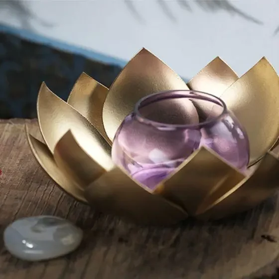 Lotus Light Holder Pink