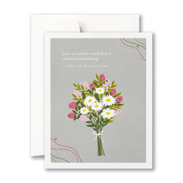 Love Is A Short Word Valentine’s Day Card