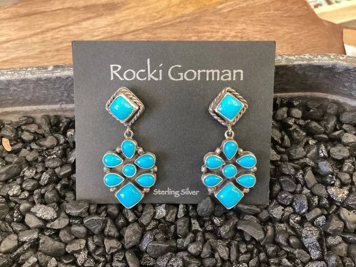 Margarita Earrings – Blue Turquoise