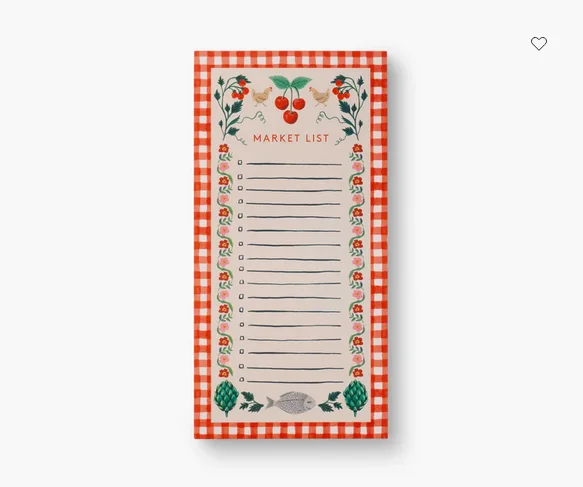 Market List Notepad
