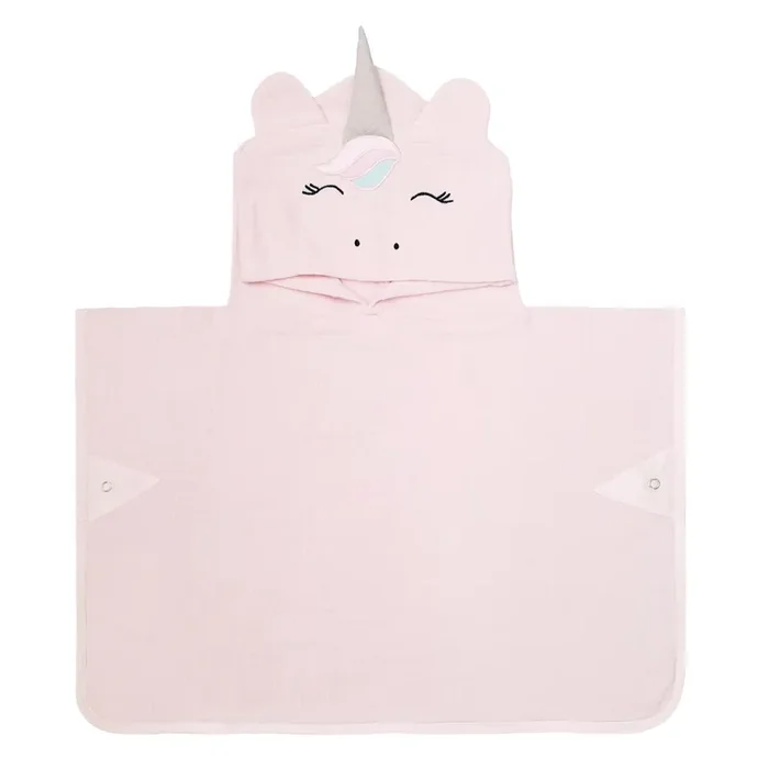 Masilo Hooded Poncho Towel Unicorn