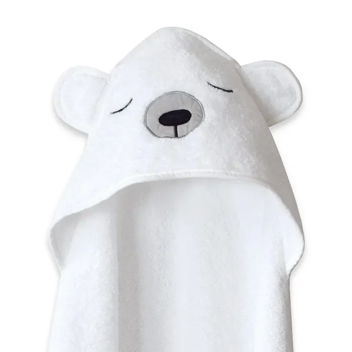 Masilo Hooded Towel Polar Bear
