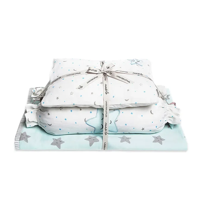 Masilo Mini Cot Set Sleepy Star (Blue)