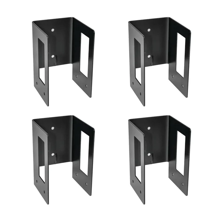 Master Forge 6-in x 4-in x 4-in Metal Adjustable firewood rack