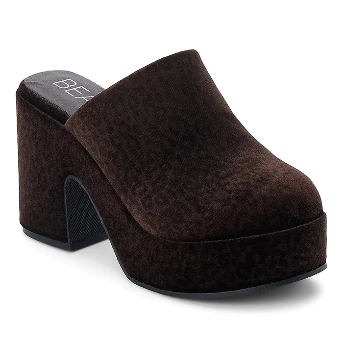 Matisse Jayde Platform Mule – Chocolate Velvet