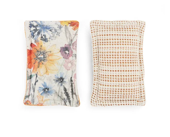 Meadow FLowers Kitchen Sponge Set 2