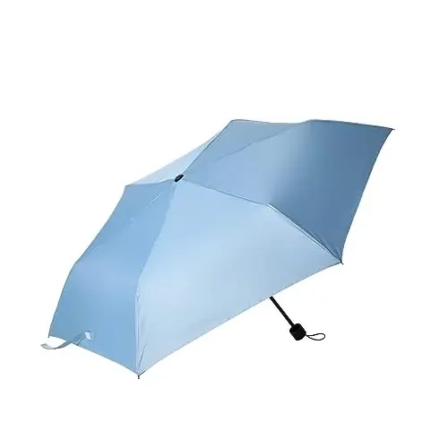 MINISO Umbrella 3 Fold UV Protection Silver Coating Layer Travel Portable Rain Windproof Umbrella for Women & Men