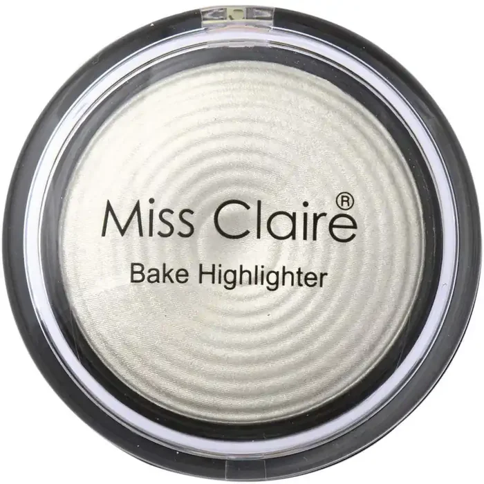 Miss Claire Baked Highlighter 01, White, 8 g