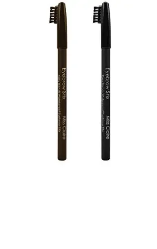 Miss Claire Easy Bleds Waterproof Eyebrow Stix eyebrow pencil Black,