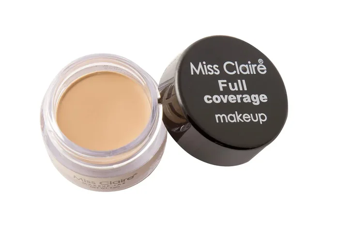Miss Claire Full Coverage Cream Natural Makeup + Concealer 10 (Beige, 6 g)