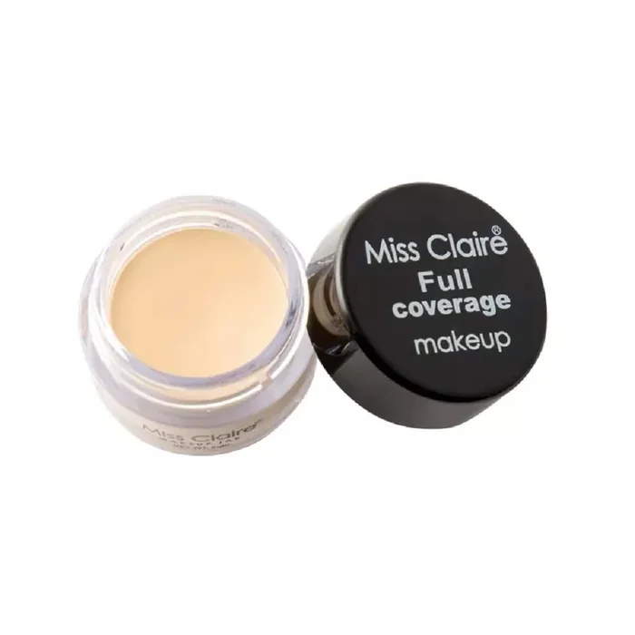 Miss Claire Full Coverage Natural Makeup Cream Concealer Jar ( 2 FAIR), 6g