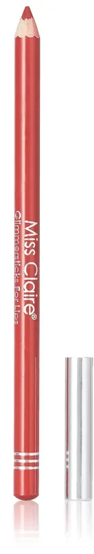 Miss Claire Glimmersticks for Lips, Lip Liner, Shimmery Finish – L-31, Crimson Red, 1.8 g