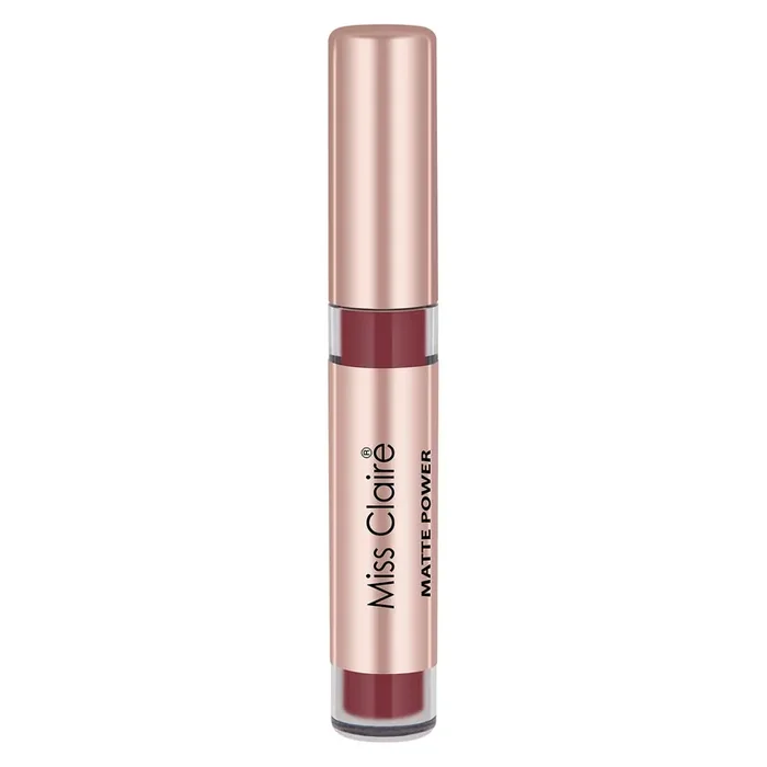 Miss Claire Matte Power Lip color Liquid Listick 3g, (08)