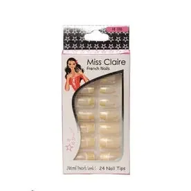 Miss Claire Miss Claire French Nails 24 Hi 016 (Ecp 11), White, 1 Count,