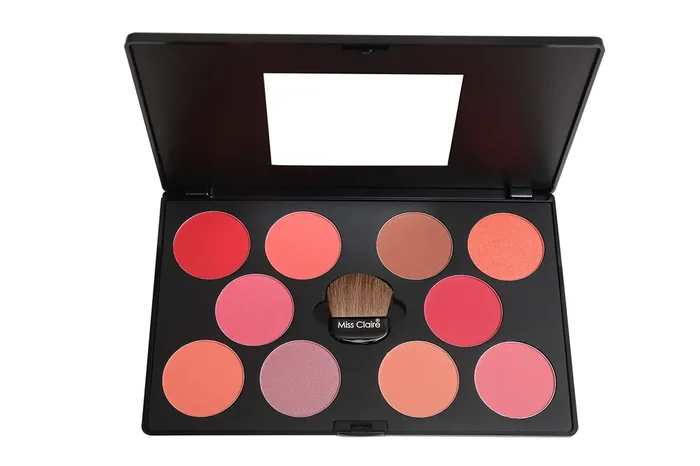 Miss Claire Professional Blusher Palette, 3 Multicolour, 45 g