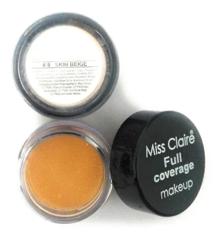 Miss Claire Single Full coverage makeup shade no. 8 Skin Beige