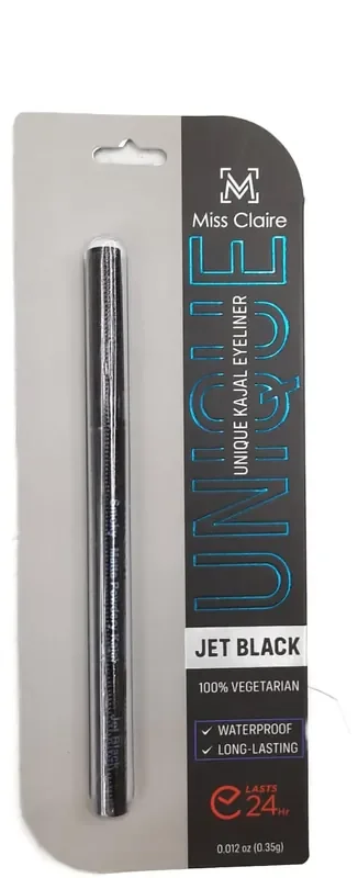 Miss Claire Unique Kajal Eyeliner Smocky-Matte Powdery Kajal Jet Black