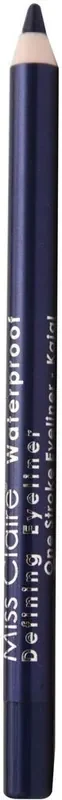 Miss Claire Waterproof Defining Eyeliner One Stroke Eyeliner Kajal, Royal Blue, 1.2 g