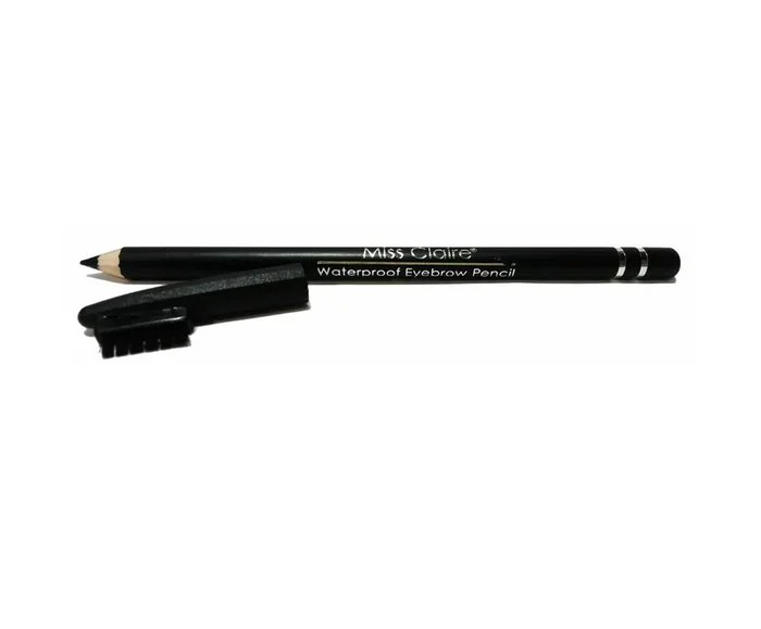 Miss Claire Waterproof Eyebrow Pencil – Black 01 (2 Pack)
