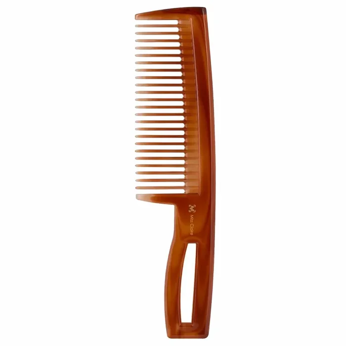 Miss Claire Wide Tooth Hair Comb, Premium Hair Comb For Effortless Styling And Gentle Detangling For Men & Women (Brown) (253TT)