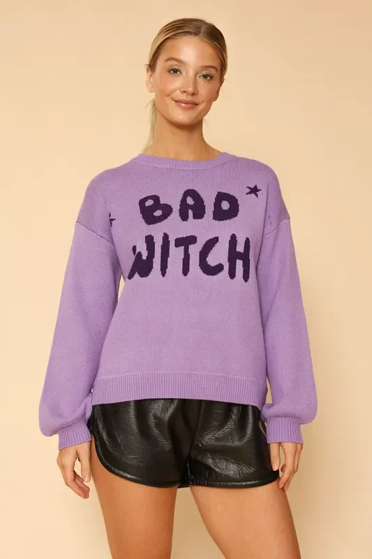 Miss Sparkling Bad Witch Sweater