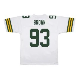 Mitchell & Ness #93 Brown Throwback Away Jersey
