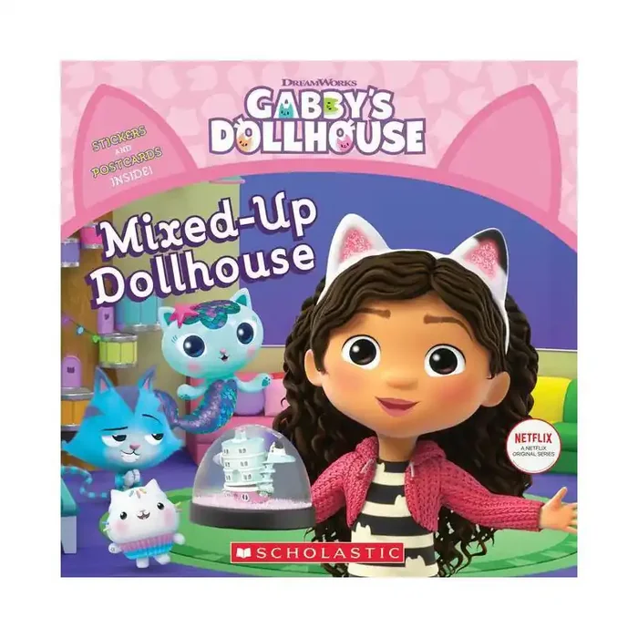 Mixed-Up Dollhouse (Gabby‘s Dollhouse Storybook) – by Scholastic (Paperback)