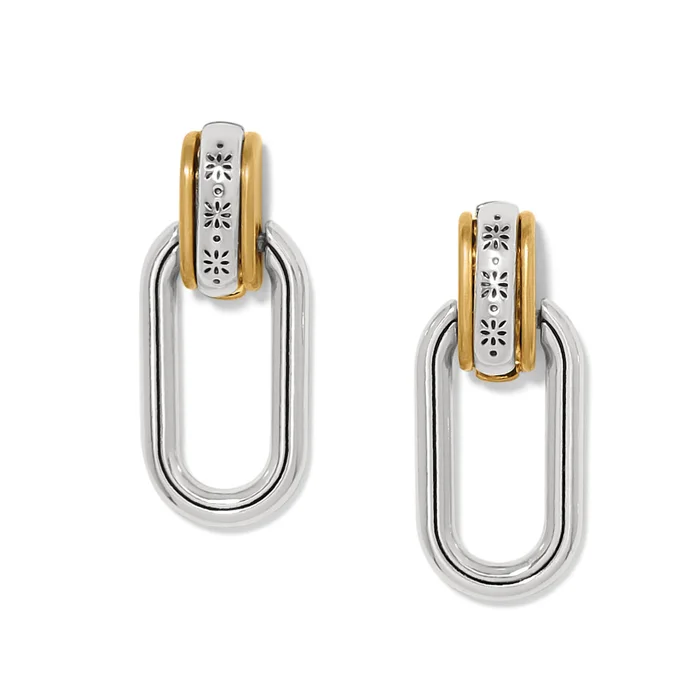 Mosaic 2 Tone Links Earrings