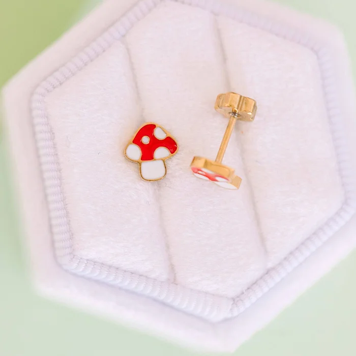 Mushroom Earrings