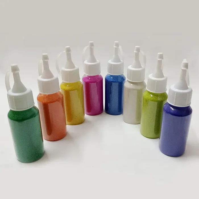 Musthaves Rangoli Powder Set of 8 Bottles x 100 gm Each for Kolam Floor Rangoli Decoration During Diwali Decoration Items for Home Navratri Pongal Pooja (MRB-8F)