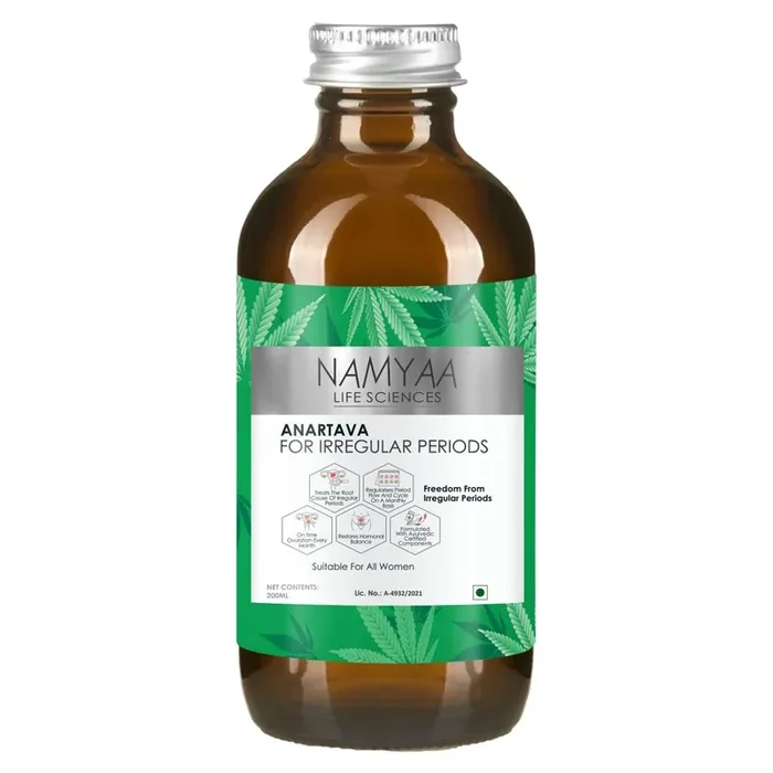 Namyaa Anartava -For Irregular Periods ml, White (200 Ml)