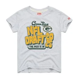 NFL Draft 2025 Homage Kids Bubble Script T-Shirt