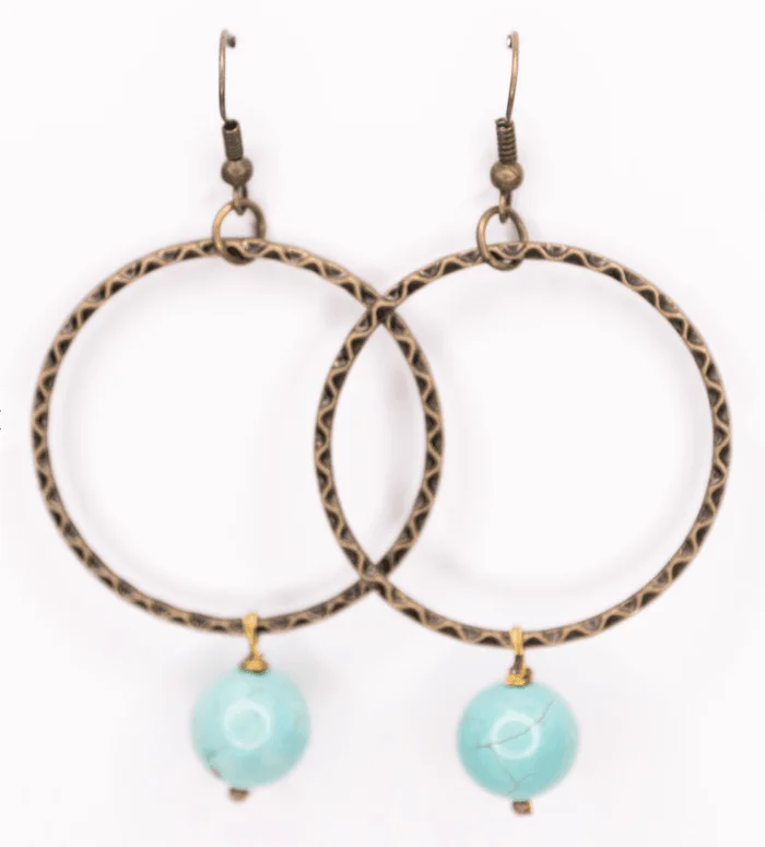 Olivia Turquoise Earrings