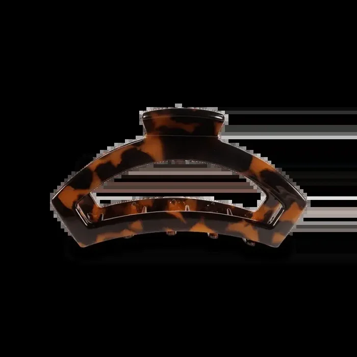 Open Medium Hair Clip Tortoise