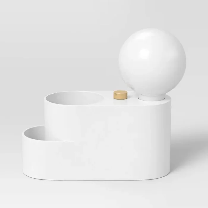 Orb Shade Organizer Novelty Table Lamp White – Room Essentials™