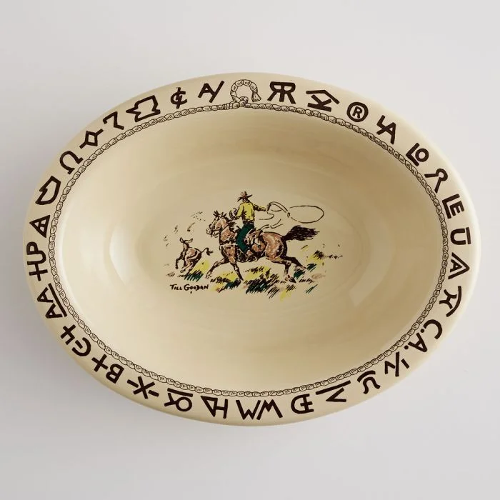 Oval Serving Bowl
