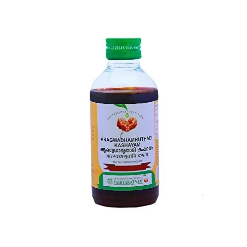 (Pack of 2) Vaidyaratnam Oushadhasala ARAGWADHAMRUTHADI KASHAYAM (200ml)