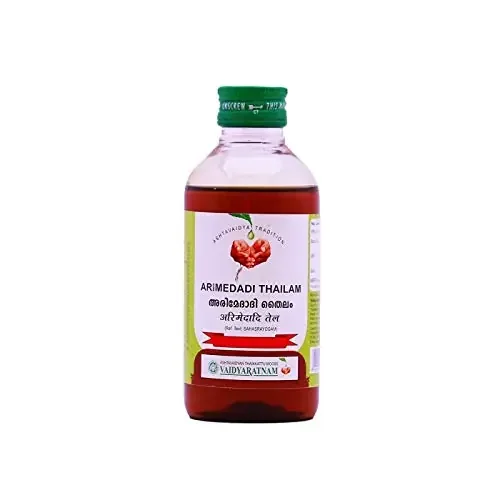 (Pack of 2) Vaidyaratnam Oushadhasala ARIMEDADI THAILAM (200 ML)