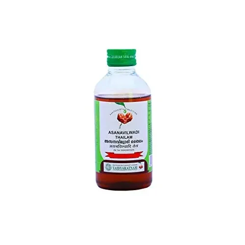 (Pack of 2) Vaidyaratnam Oushadhasala ASANAVILWADI THAILAM (200 ML)