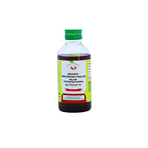 (Pack of 2) Vaidyaratnam Oushadhasala BRUHATH NIRGUNDYADI THAILAM (200 ML)