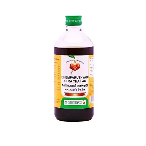 (Pack of 2) Vaidyaratnam Oushadhasala CHEMPARUTHYADI KERA THAILAM (200 ML)