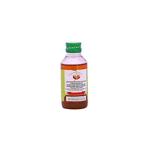 (Pack of 2) Vaidyaratnam Oushadhasala GANDHARVAHASTHA THAILAM CHIKKANAPAKAM (100 ML)
