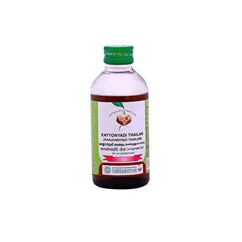 (Pack of 2) Vaidyaratnam Oushadhasala KAYYONYADI THAILAM (200 ML)