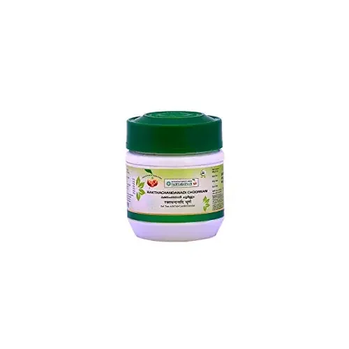 (Pack of 5) Vaidyaratnam Oushadhasala RAKTHACHANDANADI CHOORNAM (100 GM)