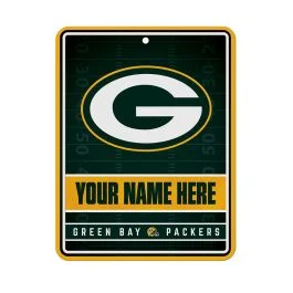 Packers Personalized Metal Parking Sign
